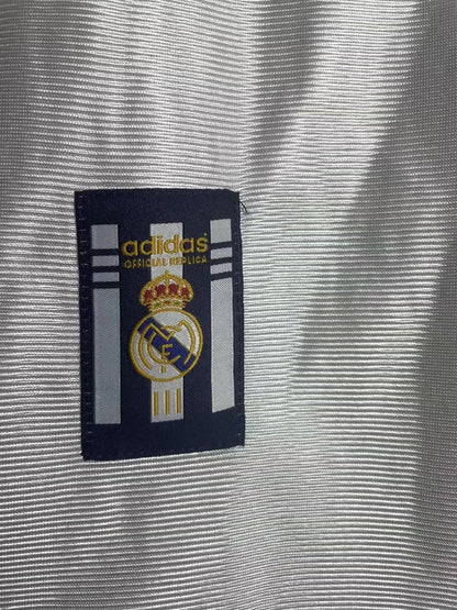 2000 Real Madrid Casa Camiseta Manga Larga Retro