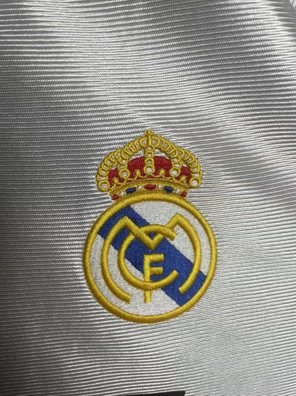 2000 Real Madrid Casa Camiseta Manga Larga Retro