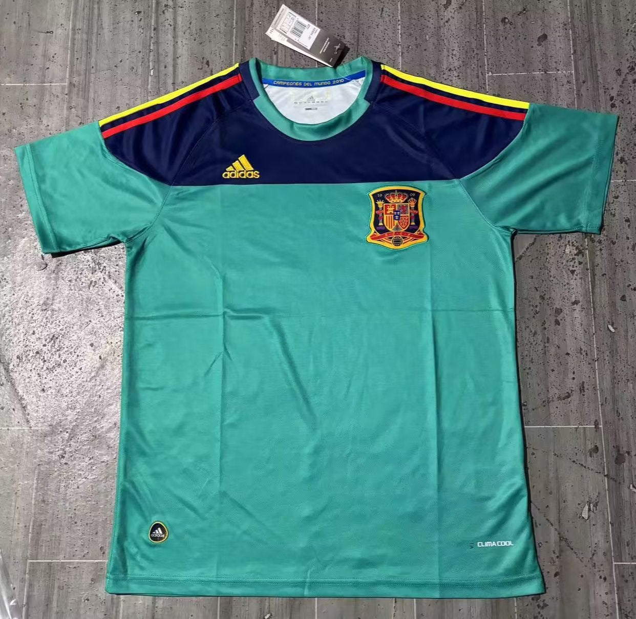 2010 España Casa Portero Camiseta Retro