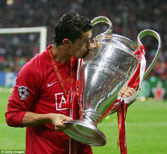 2007-2008 Manchester United Casa Camiseta Retro Manga Larga RONALDO #7  Entrega Inmediata