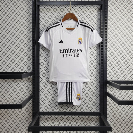 24-25 Uniforme Real Madrid Casa Niños