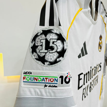 25-26 Uniforme Real Madrid Casa Niños MBAPPÉ #10 Entrega Inmediata