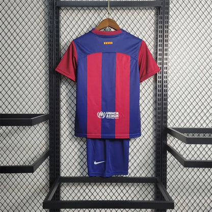 23-24 Uniforme Barcelona Casa Niños