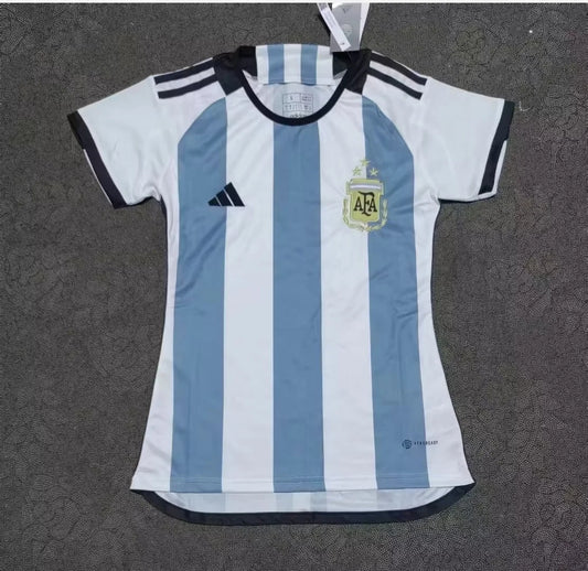 22-23 Camiseta Argentina Casa 3 Estrellas Mujer