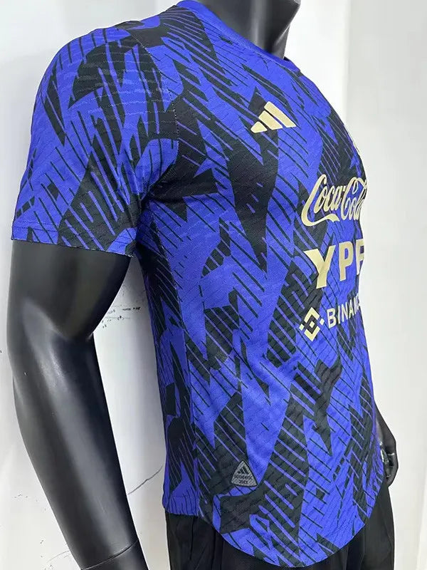 23-24 Camiseta Argentina Blue Black Entrenamiento Player Version