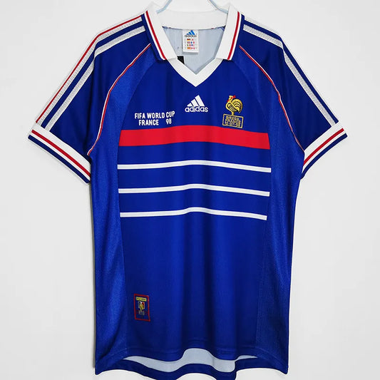 1998 Francia Casa Camiseta Retro