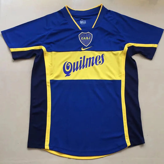 2001 Boca Juniors Casa Camiseta Retro