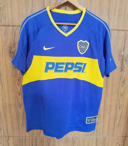 2003 Boca Juniors Casa Camiseta Retro