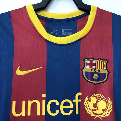 2010-2011 Barcelona Casa Camiseta Retro