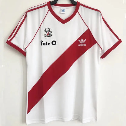 1986 River Plate White Camiseta Retro