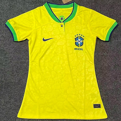 22-23 Camiseta Brasil Casa Copa Mundial Mujer