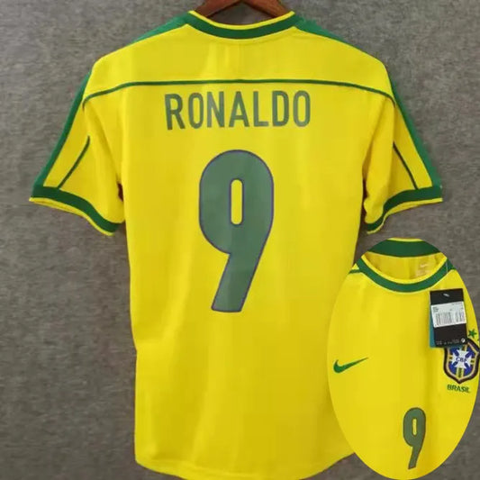 1998 Brasil Casa Camiseta Retro