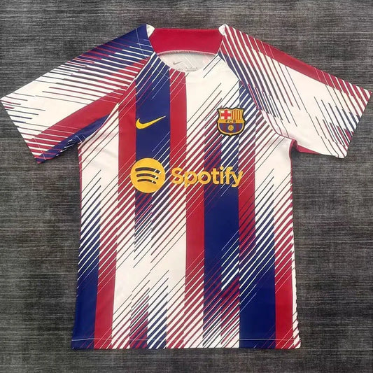 23-24 Camiseta Barcelona Blue Red White Entrenamiento