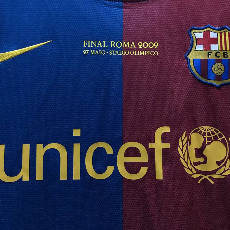 2008-2009 Barcelona UCL Version Casa Camiseta Retro