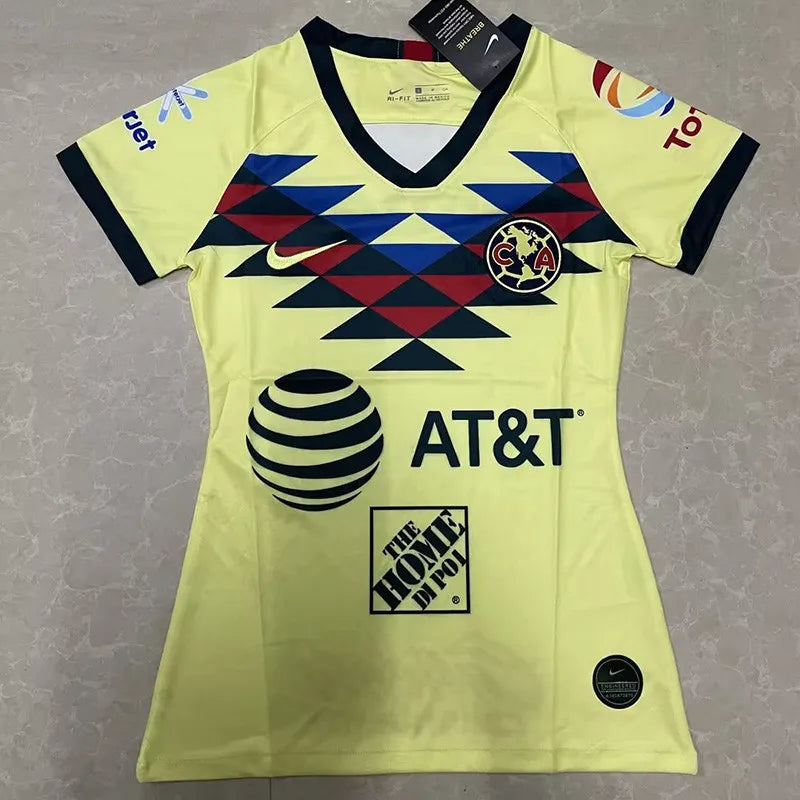 2018-2019 Camiseta Club America Casa Retro Mujer