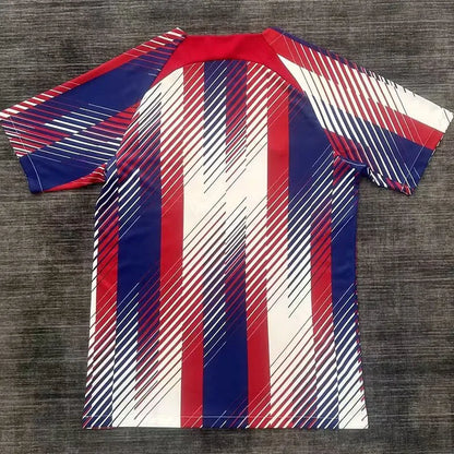 23-24 Camiseta Barcelona Blue Red White Entrenamiento