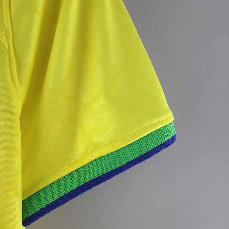 22-23 Camiseta Brasil Casa Copa Mundial Mujer