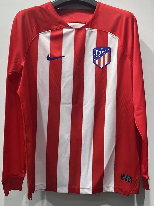 23-24 Camiseta Atletico Madrid Casa Manga Larga