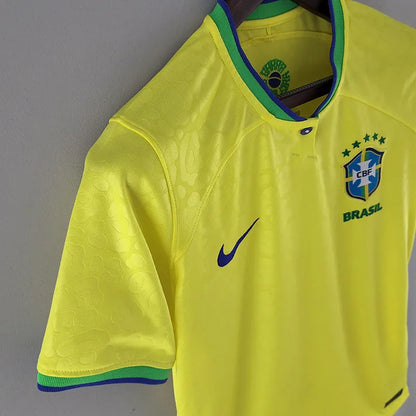 22-23 Camiseta Brasil Casa Copa Mundial Mujer