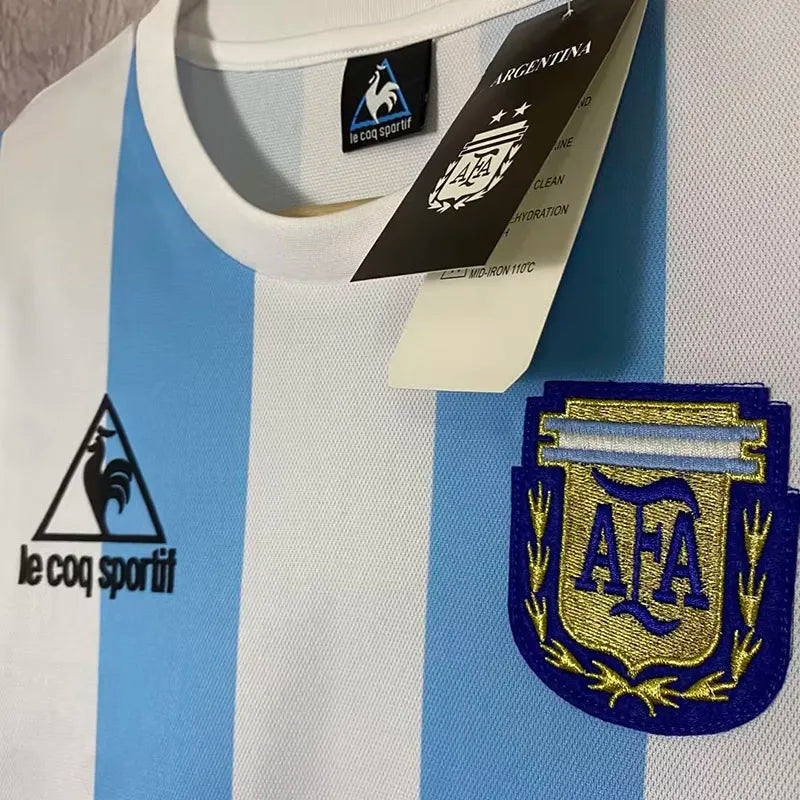 1986 Argentina Casa Camiseta Retro