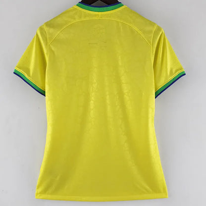 22-23 Camiseta Brasil Casa Copa Mundial Mujer