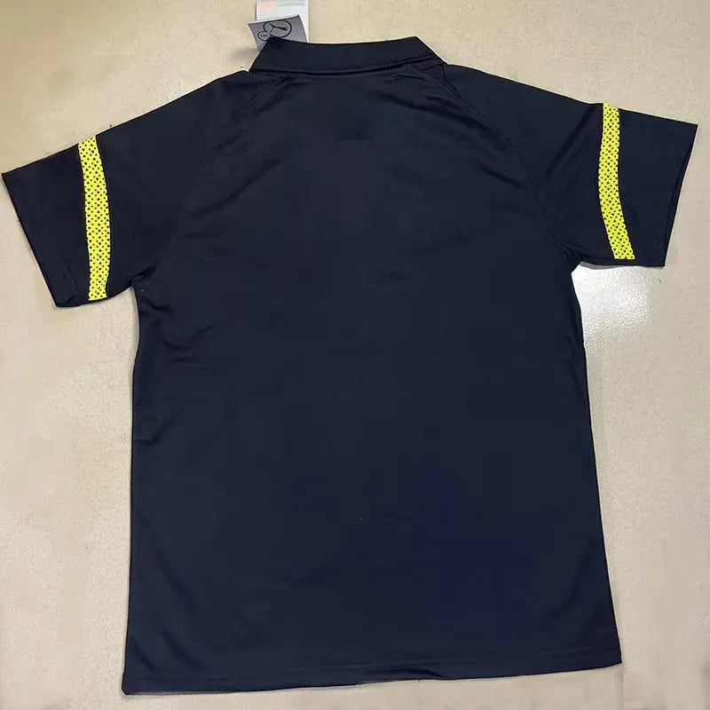 23-24 Camiseta Manchester City Black Polo Manga Corta