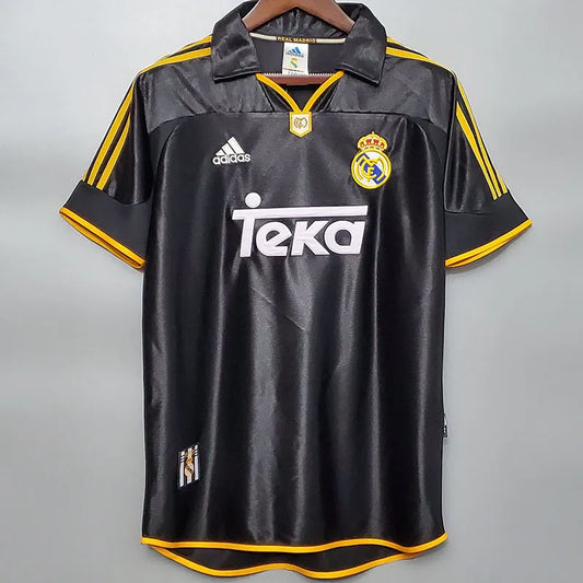 1998-2000 Real Madrid Visita Black Camiseta Retro