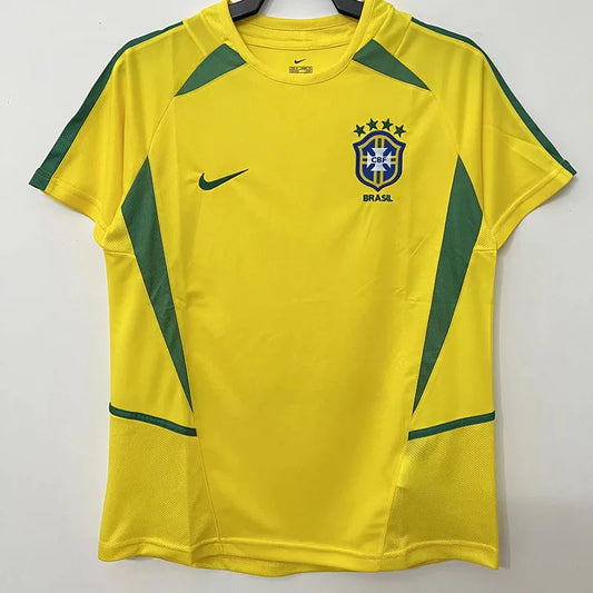 2002 Brasil Casa Camiseta Retro