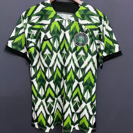 23-24 Camiseta Nigeria Green White Entrenamiento