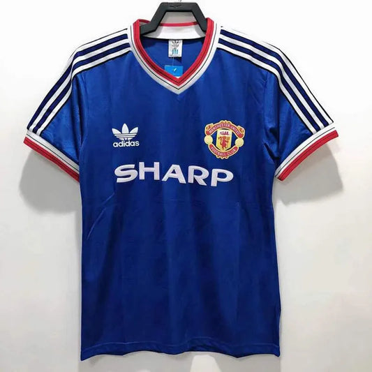 1986-1988 Manchester United Visita Camiseta Retro