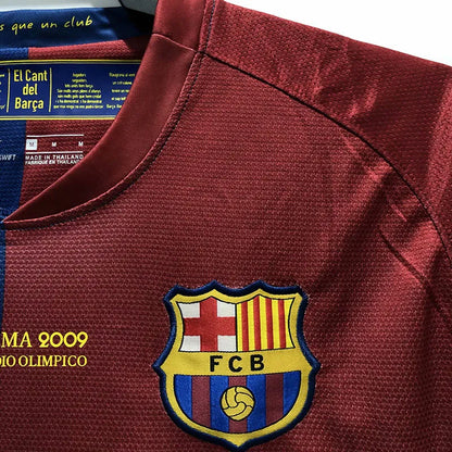 2008-2009 Barcelona UCL Version Casa Camiseta Retro