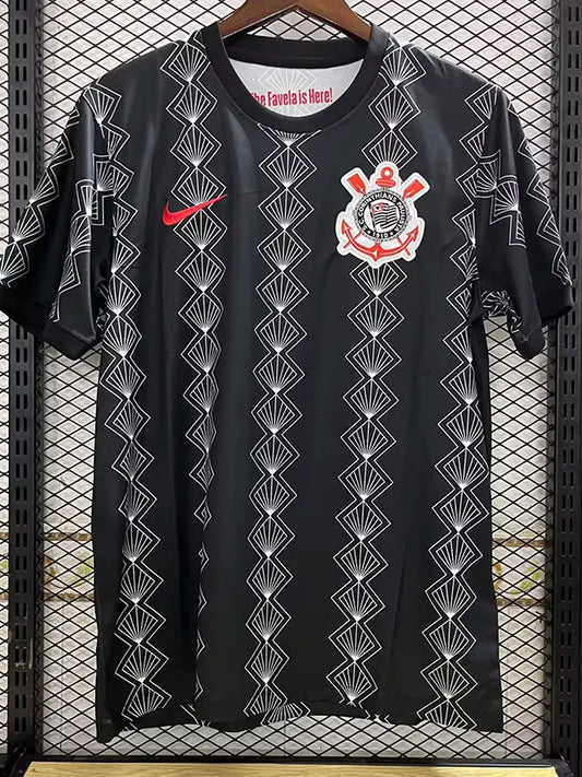 23-24 Camiseta Corinthians Black Fan Version