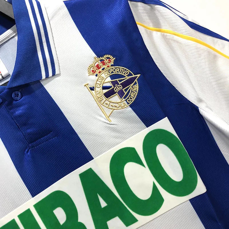 1999-2000 Deportivo La Coruña Casa Camiseta Retro